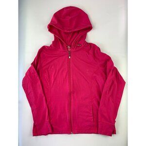 Danskin Now Women's XL 16-18 Pink Zip Up Hoodie